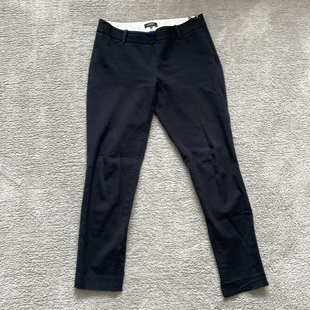 EC Babaton Black Ellis Low Rise Slim Leg Trouser - Bi-Stretch - Size 6
